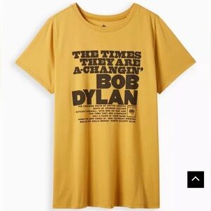Sz 5 / 28 TORRID Bob Dylan graphic tshirt NWT